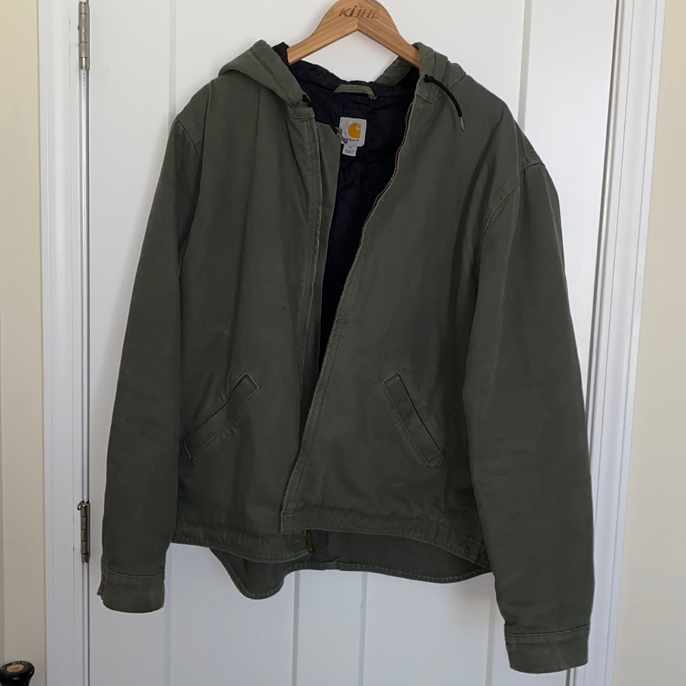 Mens XL Carhartt insulated full Zip Jacket